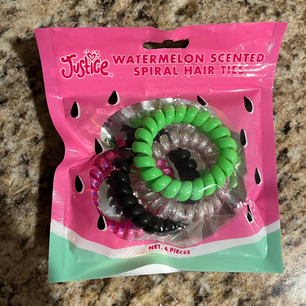 Justice Watermelon Scented Hair Ties